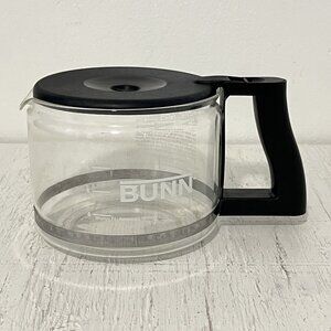 Bunn Coffee Maker 10 Cup Black Carafe Replacement Decanter Pot Glass With Lid